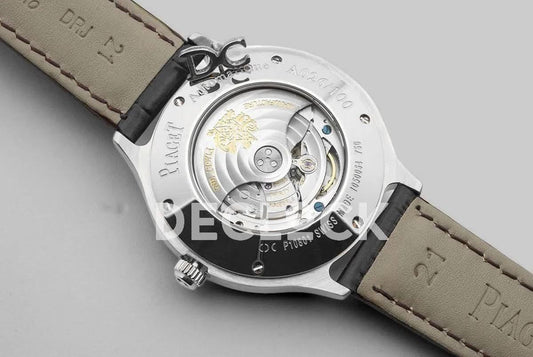 Replica Piaget Black Tie Emperador White Dial in Steel |  Declock.