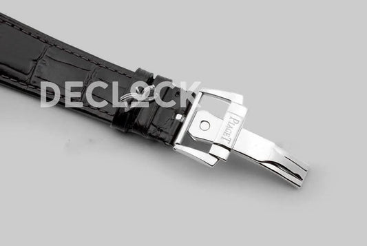 Replica Piaget Polo Watch White Gold Paved Diamonds |  Declock.