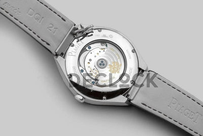 Replica Piaget Polo Watch White Gold Paved Diamonds