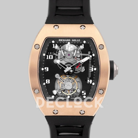Replica Richard Mille RM 001 Tourbillion in Rose Gold - Replica Watches