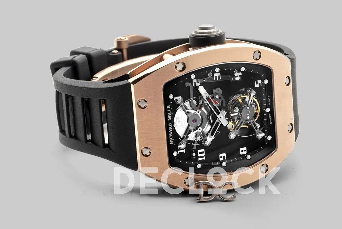 Replica Richard Mille RM 001 Tourbillion in Rose Gold