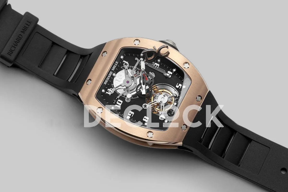 Replica Richard Mille RM 001 Tourbillion in Rose Gold