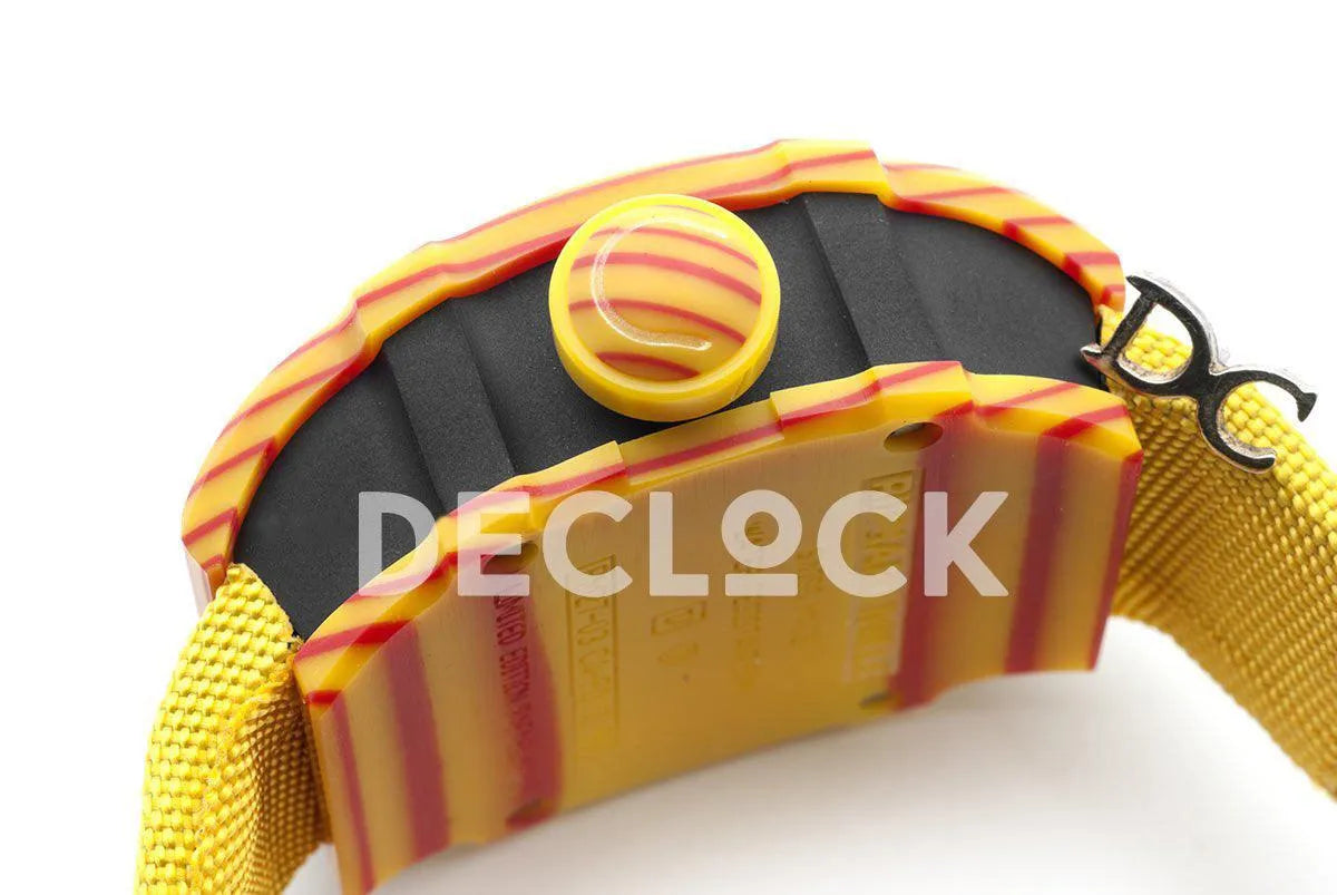 Replica Richard Mille RM 027-03 Tourbillon Rafael Nadal on Yellow Elastic Band