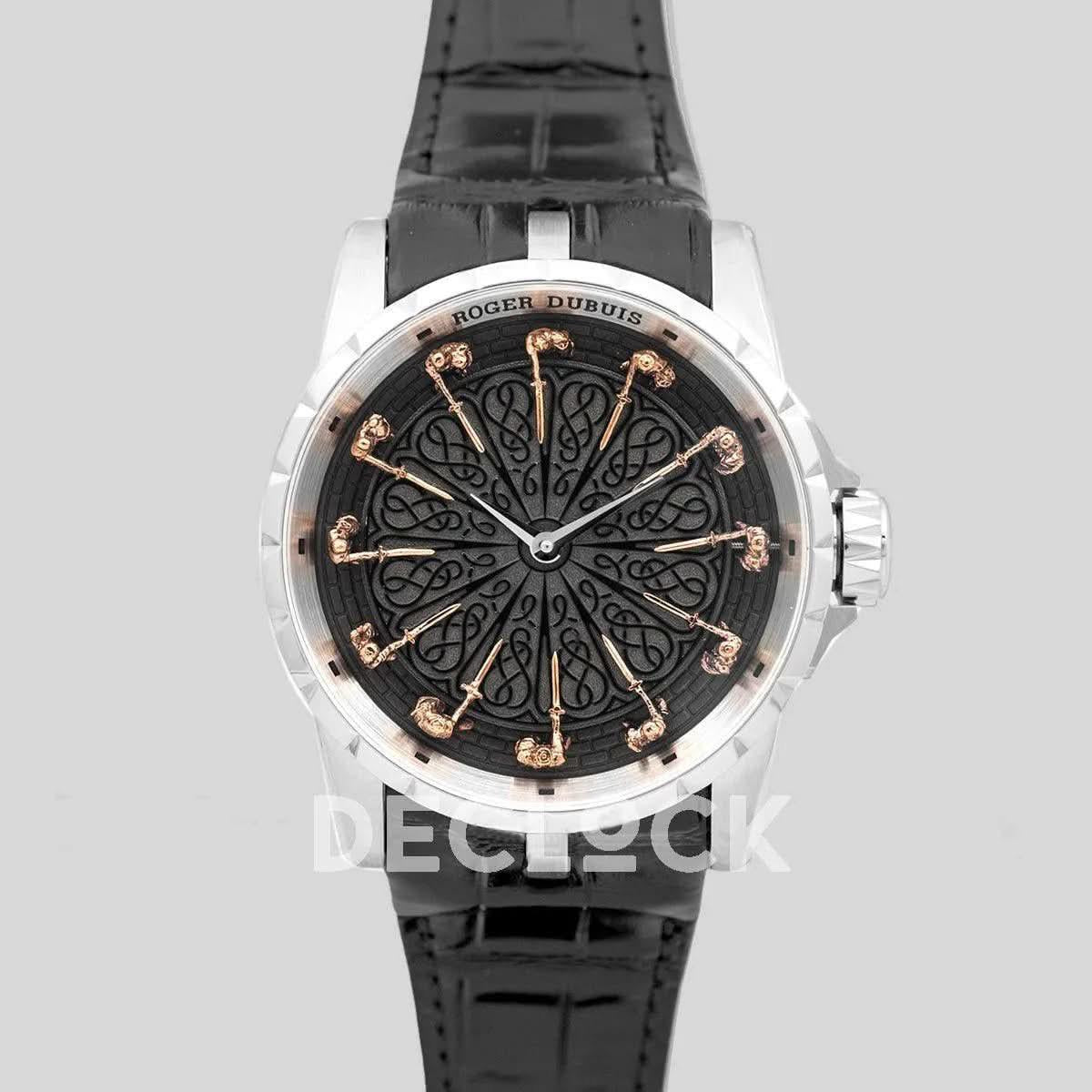 Replica Roger Dubuis Excalibur Knights of the Round Table Black Dial |  Declock.