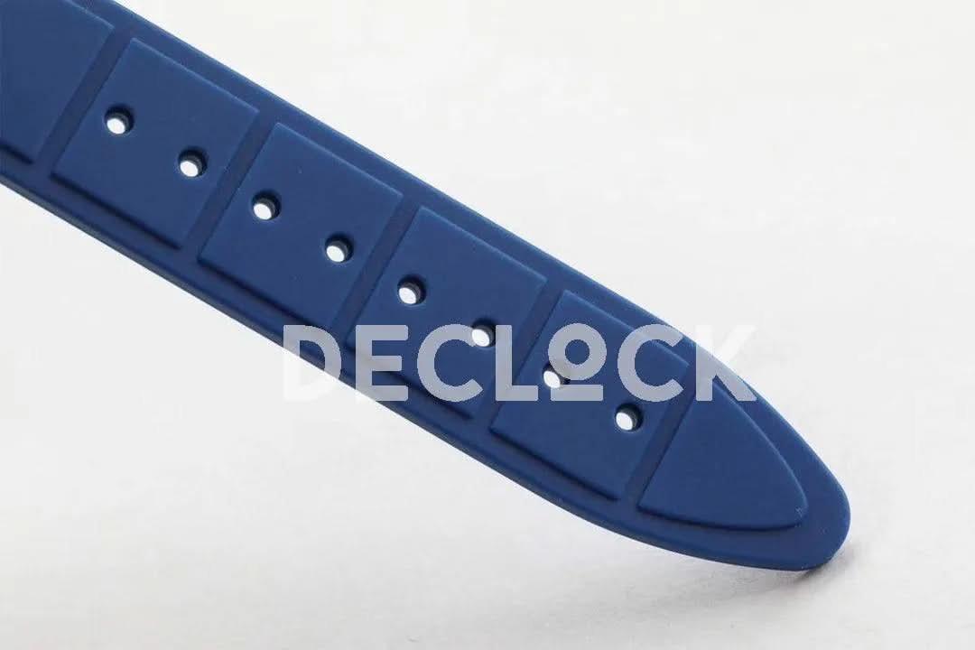 Replica Roger Dubuis Excalibur Spider Skeleton Flying Tourbillon with Blue Rubber Strap |  Declock.