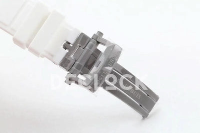 Replica Roger Dubuis Excalibur Spider Skeleton Flying Tourbillon with White Rubber Strap