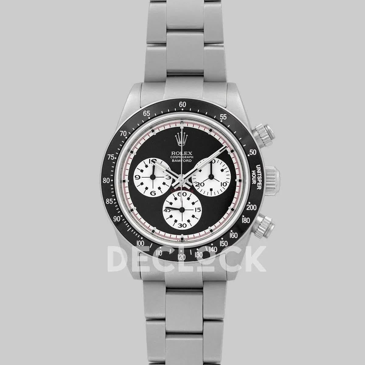 Replica Rolex Bamford Heritage Daytona Black Dial |  Declock.