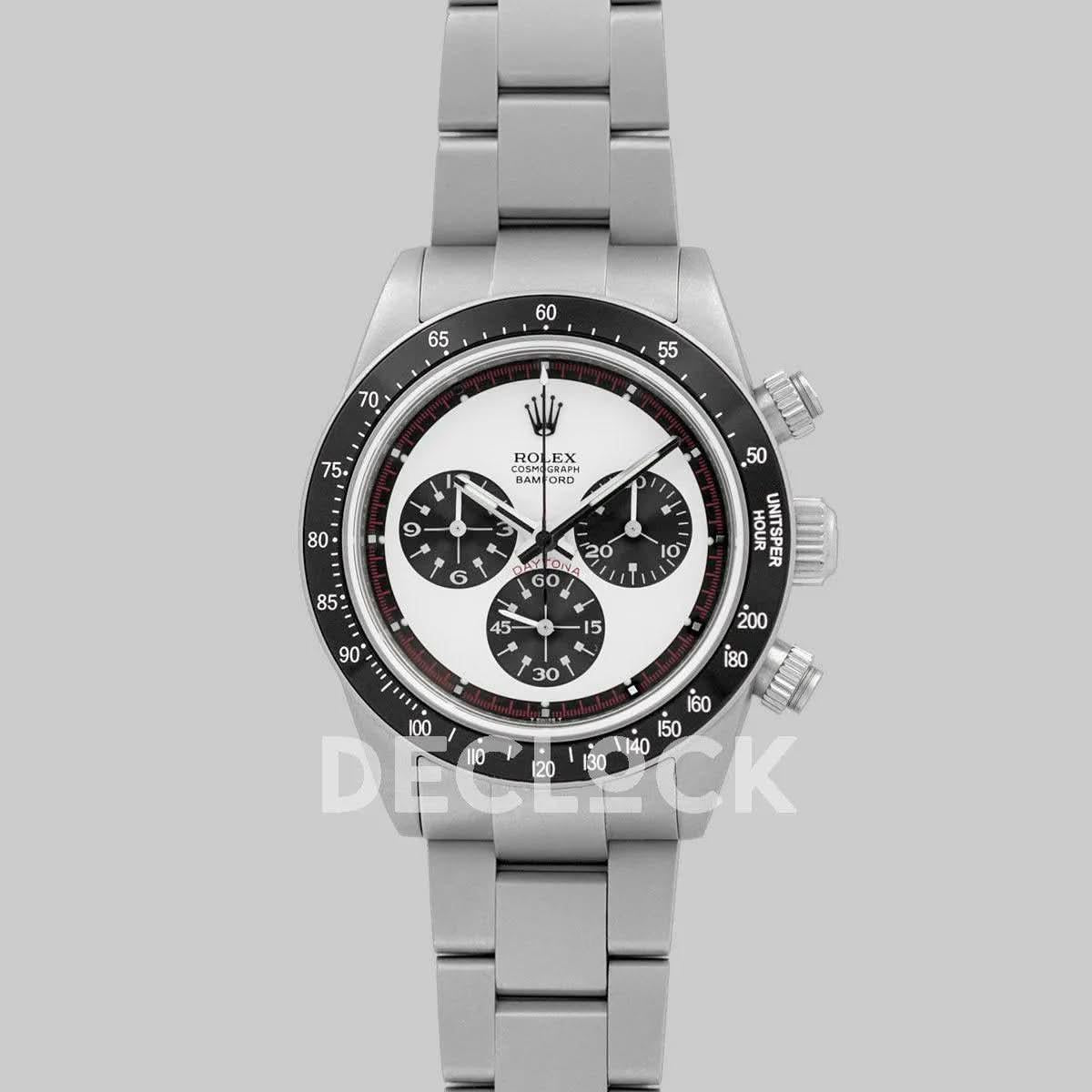 Replica Rolex Bamford Heritage Daytona White Dial |  Declock.