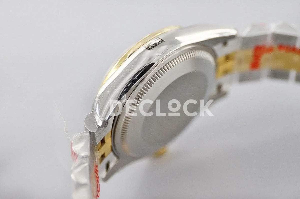 Replica Rolex Datejust 31 278273 Blue Dial in Yellow Gold with Diamon Markers |  Declock.