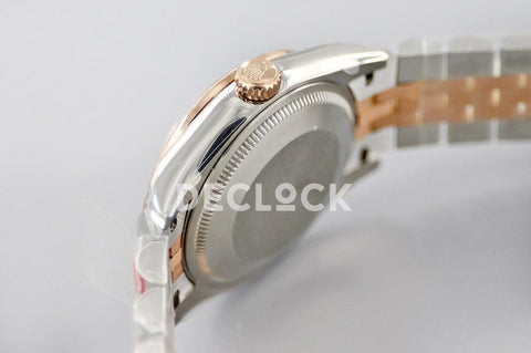 Replica Rolex Datejust 31 278273 Chocolate Dial in Rose Gold with Diamon Markers - Replica Watches