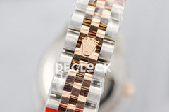 Replica Rolex Datejust 31 278273 Chocolate Dial in Rose Gold with Diamon Markers - Replica Watches