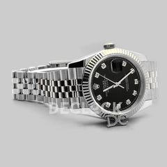 Replica Rolex Datejust 36 116234 Black Dial with Diamond Markers