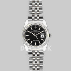 Replica Rolex Datejust 36 116234 Black Dial with Stick Markers