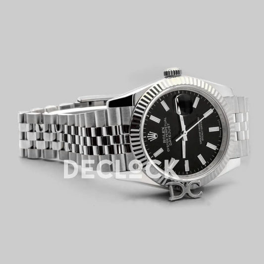 Replica Rolex Datejust 36 116234 Black Dial with Stick Markers |  Declock.