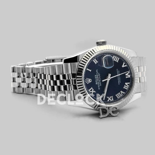 Replica Rolex Datejust 36 116234 Blue Dial with Roman Numeral Markers |  Declock.