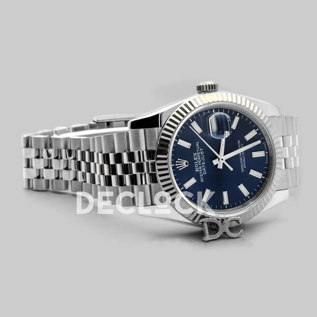 Replica Rolex Datejust 36 116234 Blue Dial with Stick Markers