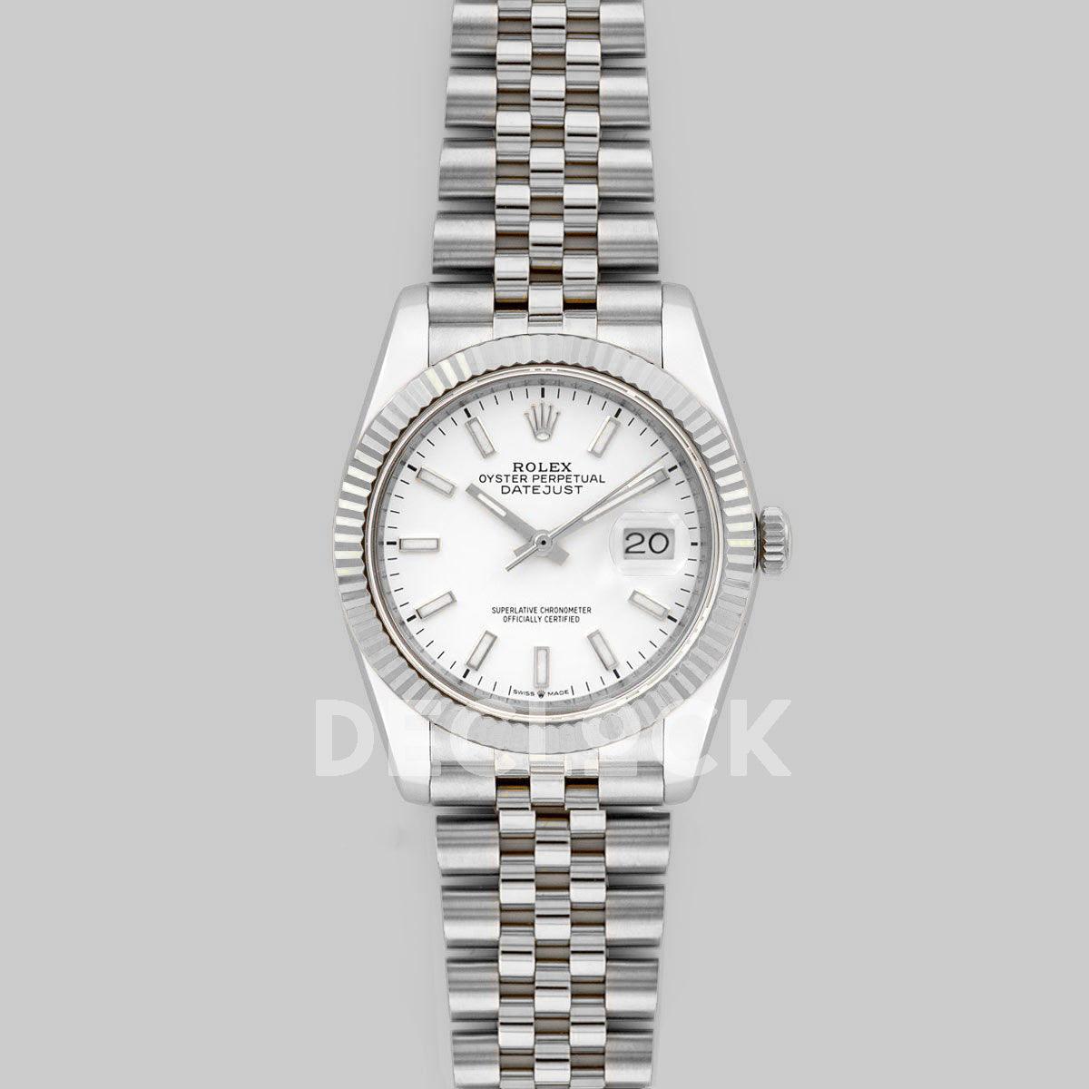 Replica Rolex Datejust 36 116234 White Dial with Stick Markers - Replica Watches