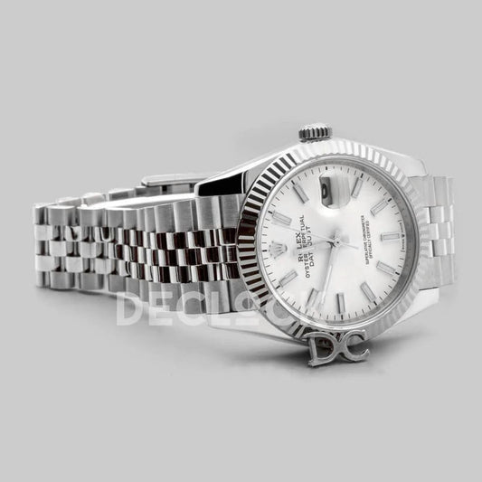 Replica Rolex Datejust 36 116234 White Dial with Stick Markers |  Declock.