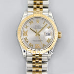 Replica Rolex Datejust 36 126233 Chamagne Dial in Yellow Gold with Roman Markers - Replica Watches