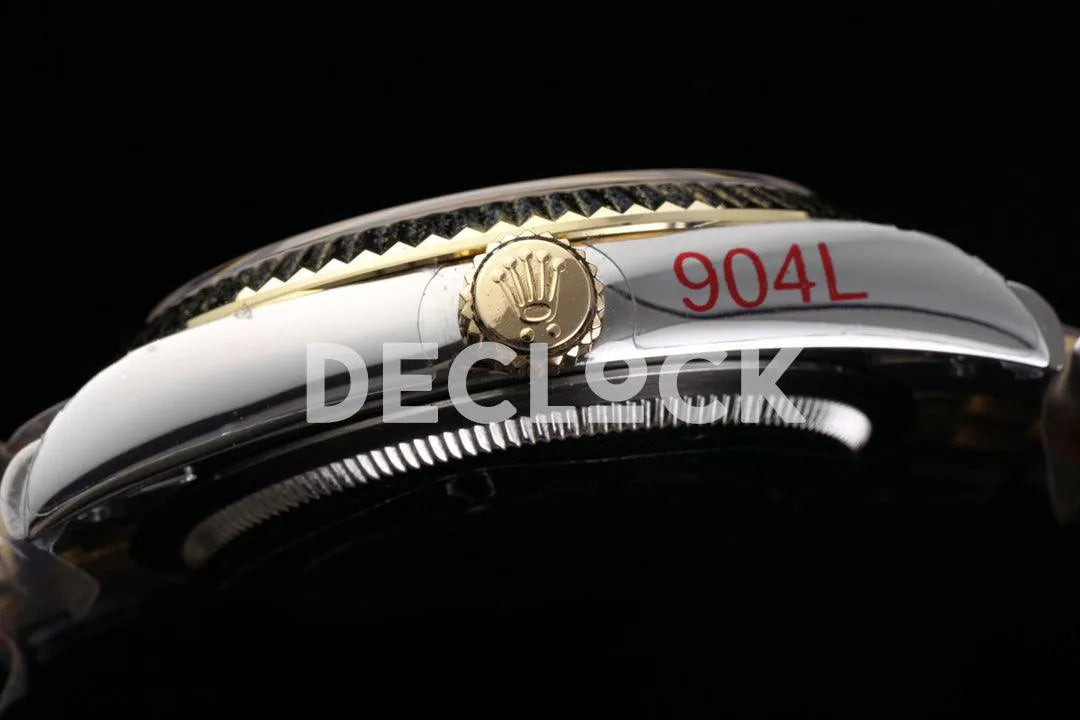 Replica Rolex Datejust 36 126233 Chamagne Dial in Yellow Gold with Roman Markers