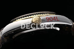 Replica Rolex Datejust 36 126233 Chamagne Dial in Yellow Gold with Roman Markers