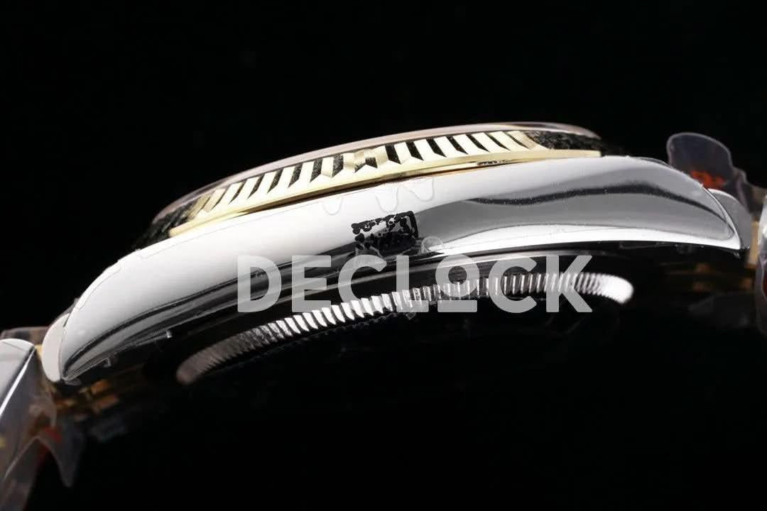 Replica Rolex Datejust 36 126233 Chamagne Dial in Yellow Gold with Roman Markers |  Declock.