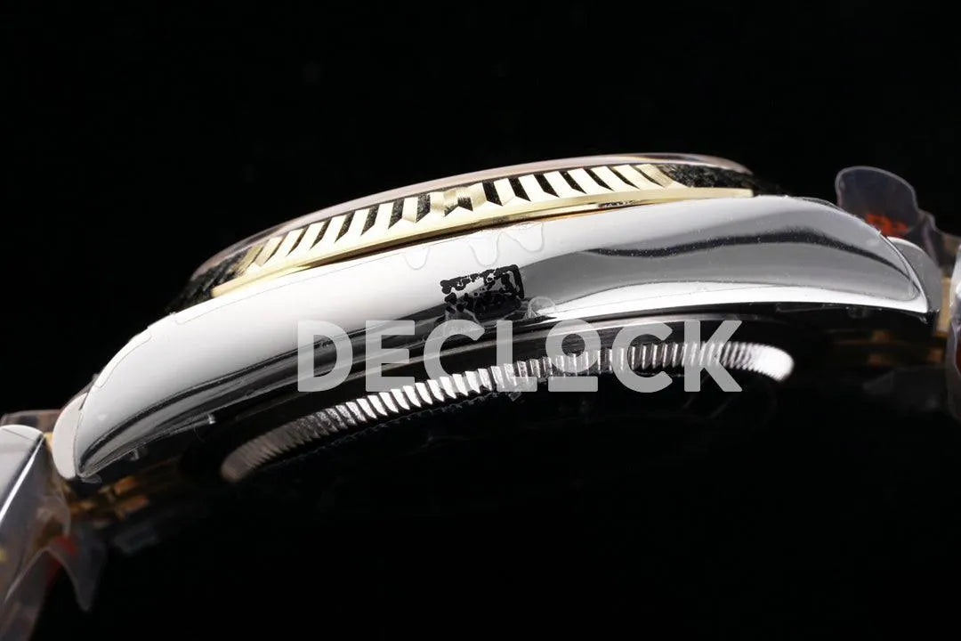 Replica Rolex Datejust 36 126233 Chamagne Dial in Yellow Gold with Roman Markers