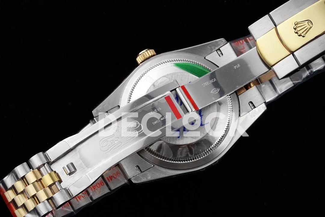 Replica Rolex Datejust 36 126233 Chamagne Dial in Yellow Gold with Roman Markers