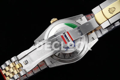 Replica Rolex Datejust 36 126233 Chamagne Dial in Yellow Gold with Roman Markers