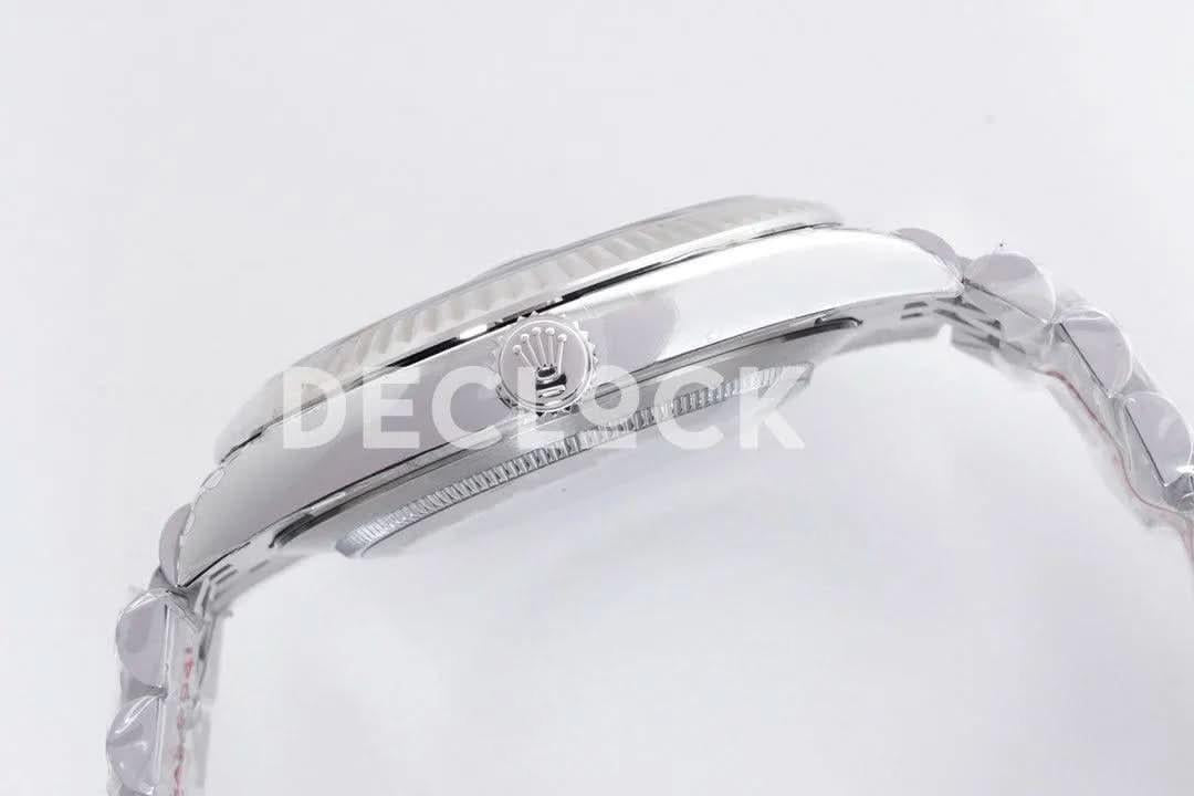 Replica Rolex Datejust 36/40 126234 Blue Motif Dial in Steel in Jubilee Bracelet |  Declock.