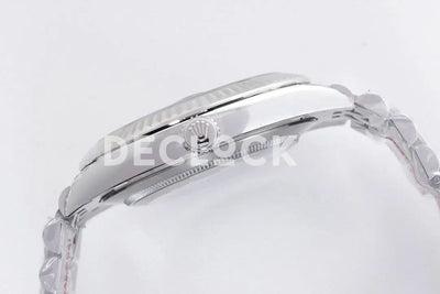 Replica Rolex Datejust 36/40 126234 Blue Motif Dial in Steel in Jubilee Bracelet