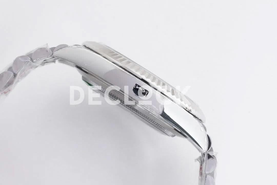 Replica Rolex Datejust 36/40 126234 Blue Motif Dial in Steel in Jubilee Bracelet |  Declock.