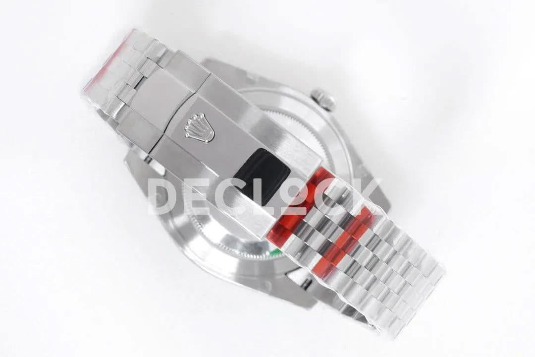 Replica Rolex Datejust 36/40 126234 Blue Motif Dial in Steel in Jubilee Bracelet |  Declock.