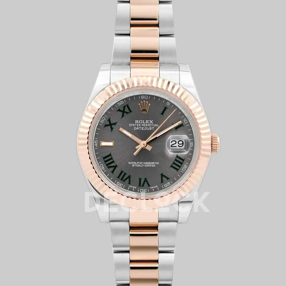Replica Rolex Datejust 36/41 126331 Silver Dial in with Roman Markers |  Declock.