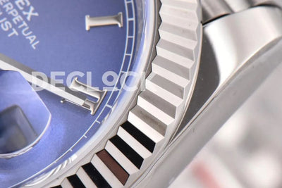 Replica Rolex Datejust 36/41 126334 Azzurro Blue Dial Roman Markers on Jubilee Bracelet