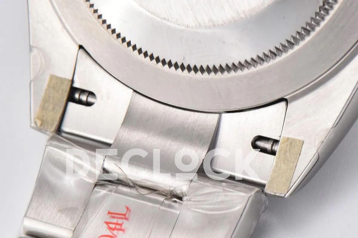 Replica Rolex Datejust 36/41 126334 Mint Green Dial Stick Markers on Oyster Bracelet |  Declock.