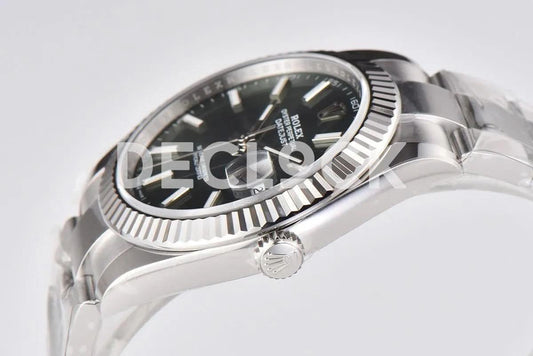 Replica Rolex Datejust 36/41 126334 Mint Green Dial Stick Markers on Oyster Bracelet |  Declock.