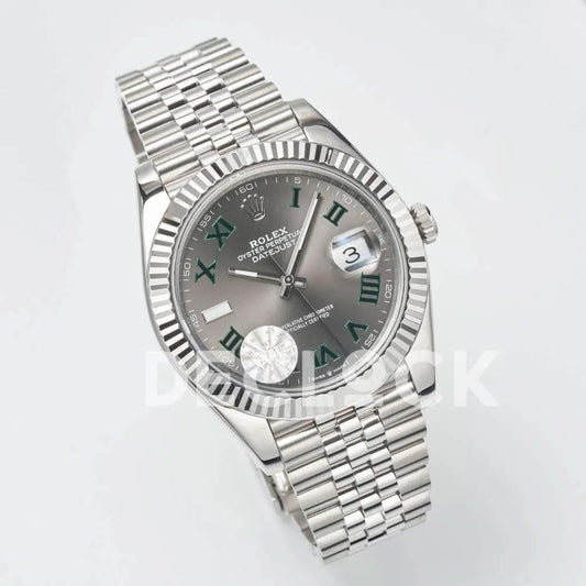 Replica Rolex Datejust 36/41 126334 Slate Dial Stick Markers on Jubilee Bracelet |  Declock.