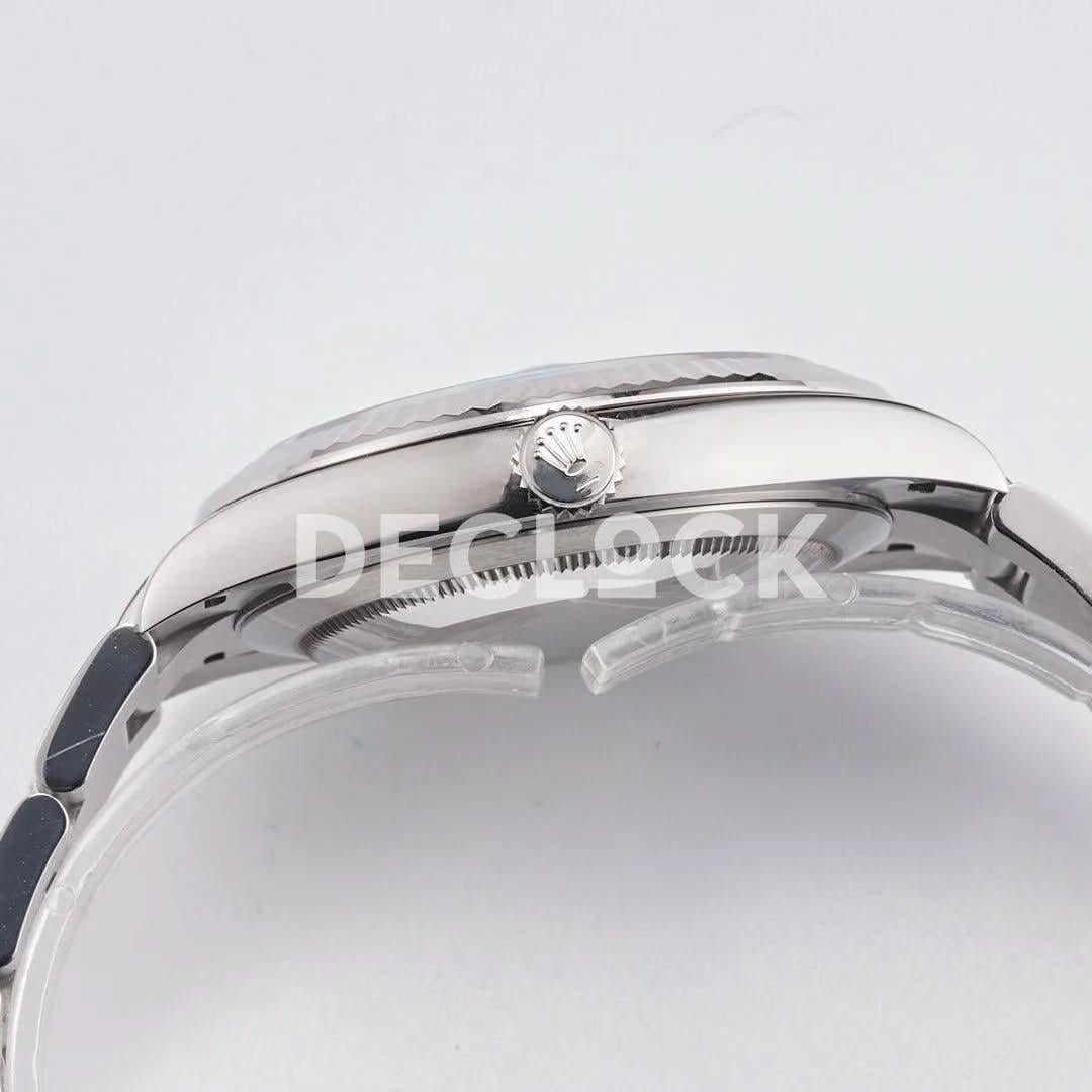 Replica Rolex Datejust 36/41 126334 Slate Dial Stick Markers on Oyster Bracelet |  Declock.