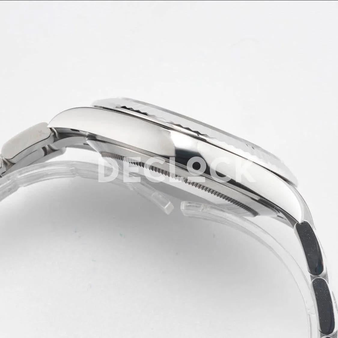 Replica Rolex Datejust 36/41 126334 Slate Dial Stick Markers on Oyster Bracelet |  Declock.