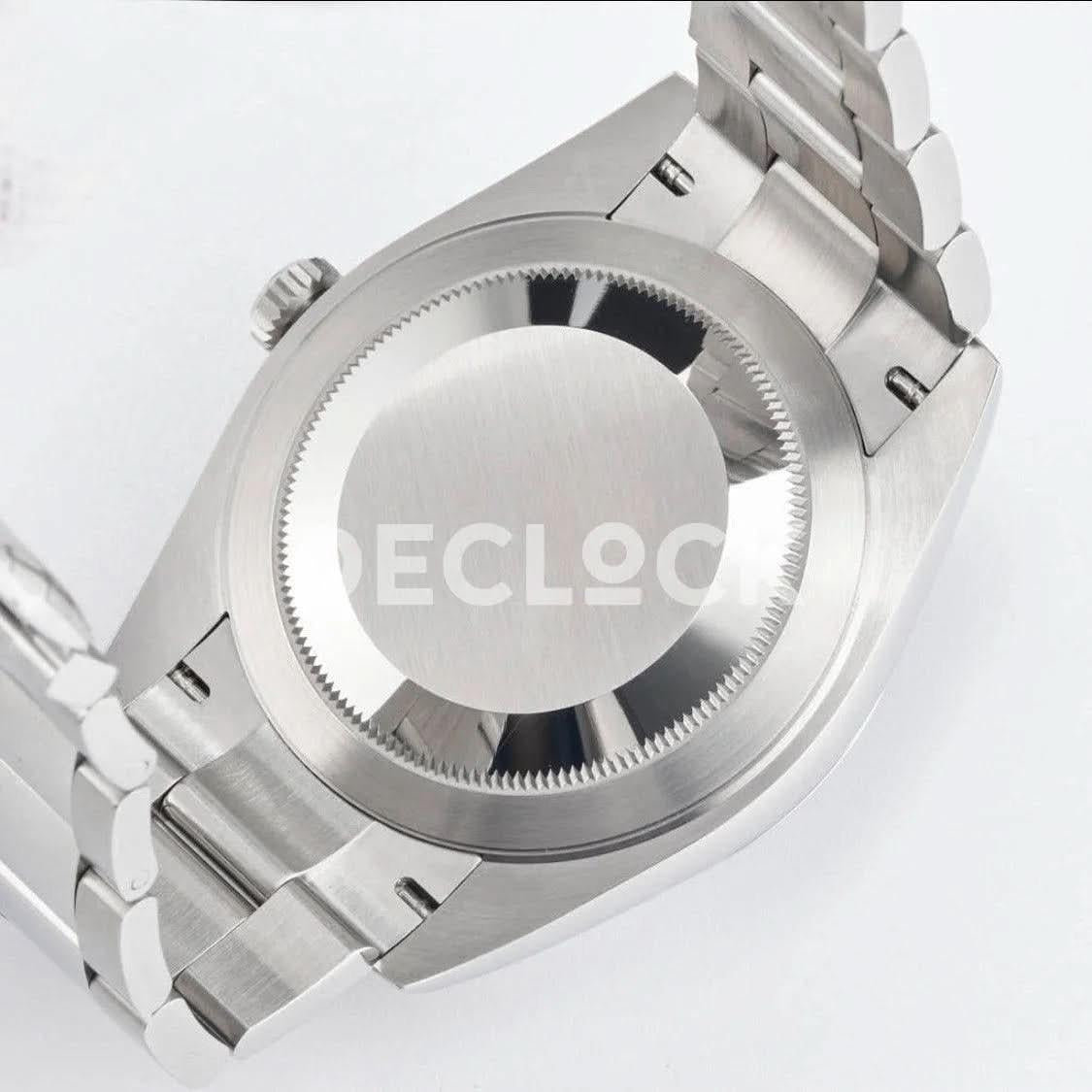 Replica Rolex Datejust 36/41 126334 Slate Dial Stick Markers on Oyster Bracelet |  Declock.