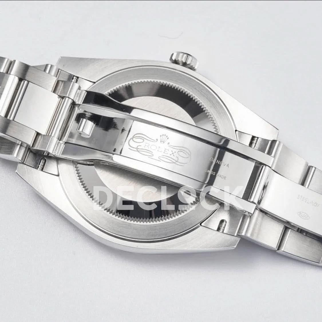 Replica Rolex Datejust 36/41 126334 Slate Dial Stick Markers on Oyster Bracelet |  Declock.
