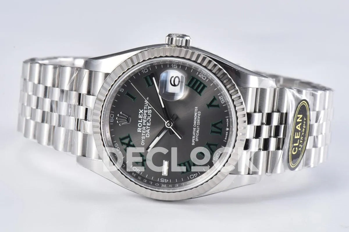 Replica Rolex Datejust 36/41 126334 Slate Grey Dial Stick on Jubilee Bracelet