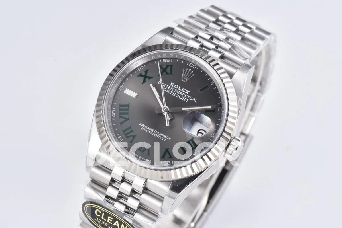 Replica Rolex Datejust 36/41 126334 Slate Grey Dial Stick on Jubilee Bracelet