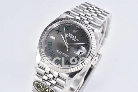 Replica Rolex Datejust 36/41 126334 Slate Grey Dial Stick on Jubilee Bracelet | Declock.
