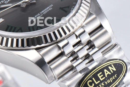 Replica Rolex Datejust 36/41 126334 Slate Grey Dial Stick on Jubilee Bracelet |  Declock.