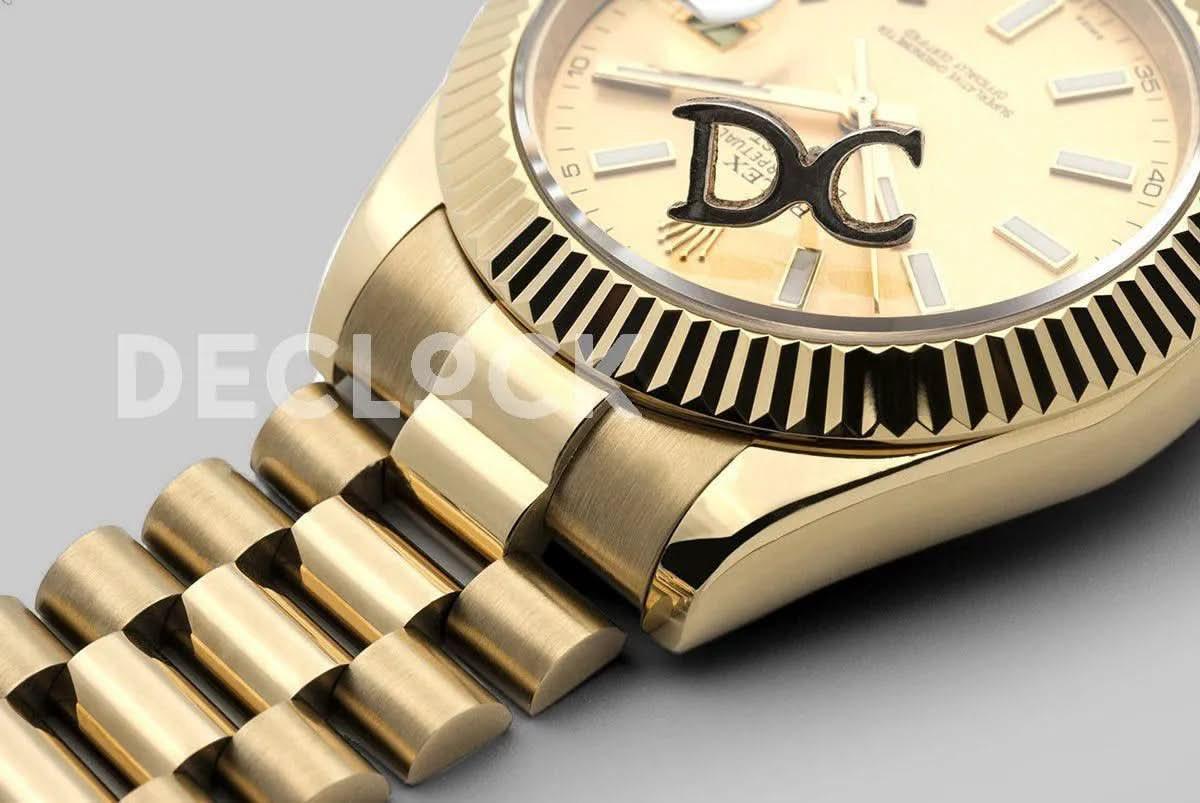 Replica Rolex Datejust 41 126333 Champagne Dial Stick Markers |  Declock.