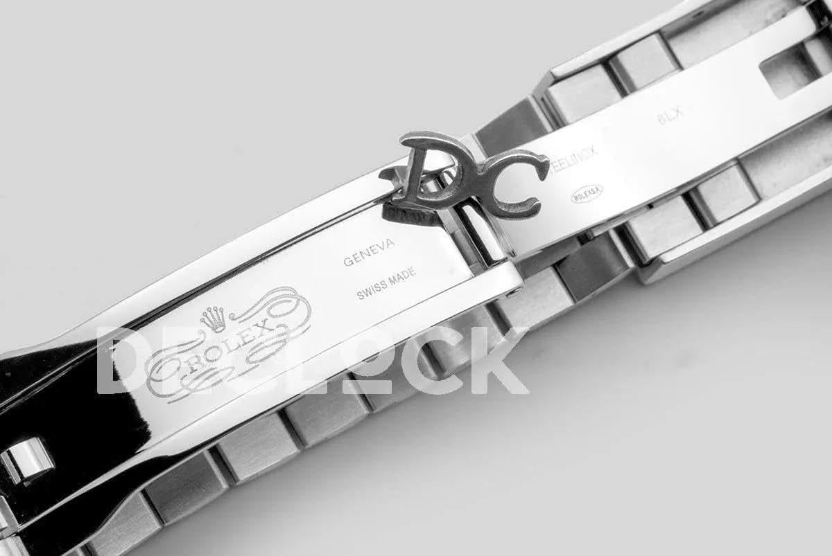 Replica Rolex Datejust 41 126334 Black Dial Stick Markers in White Gold |  Declock.