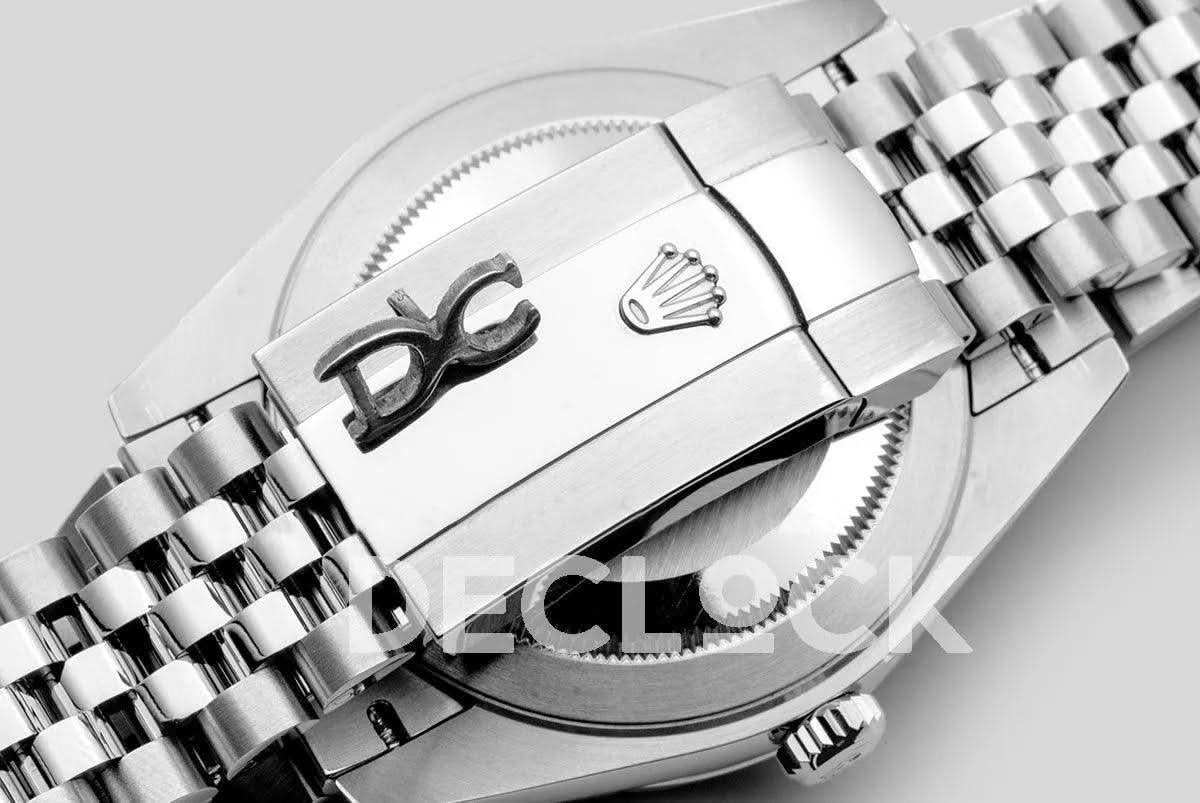 Replica Rolex Datejust 41 126334 Black Dial Stick Markers in White Gold |  Declock.