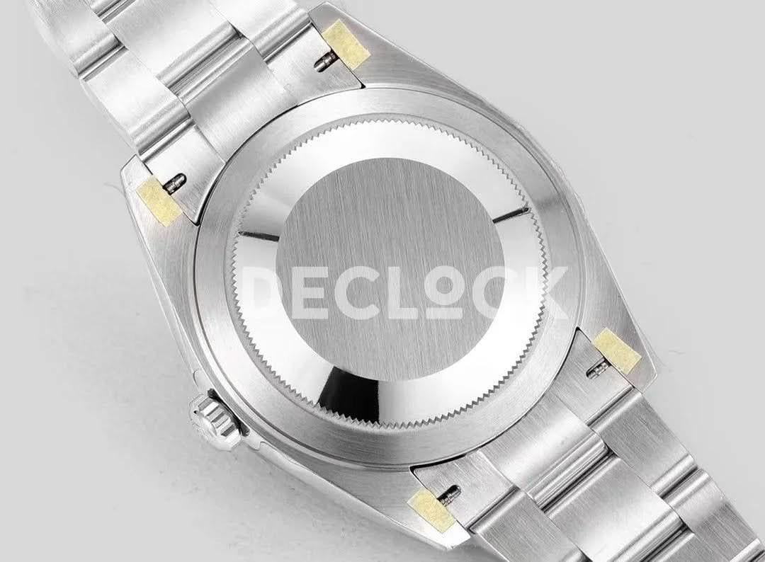 Replica Rolex Datejust 41 Silver Dial Rainbow Bezel |  Declock.